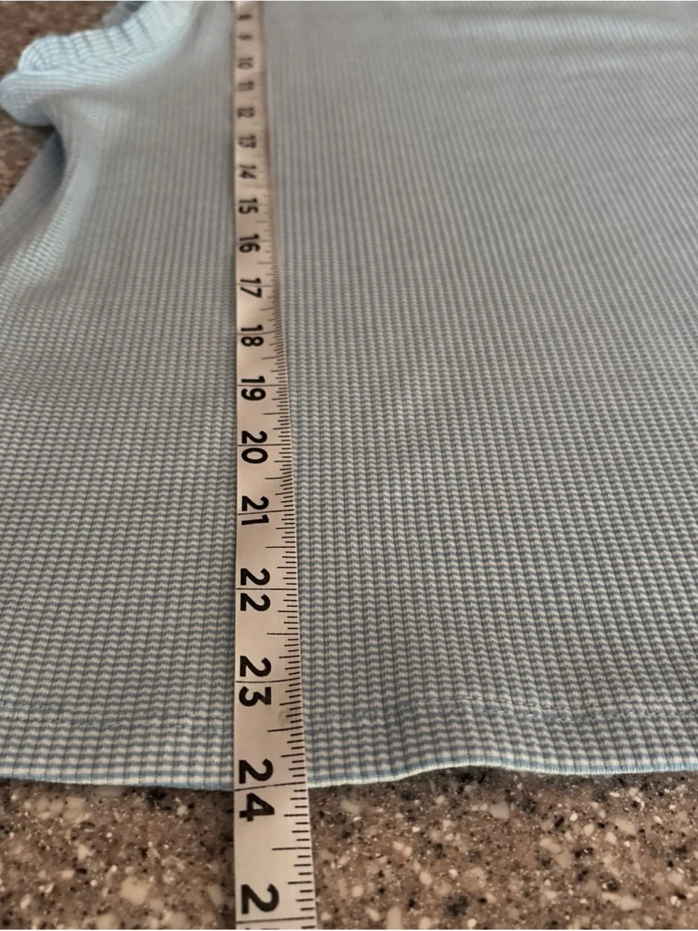 J. Crew Light Blue Pleated Sleeve Knit Top